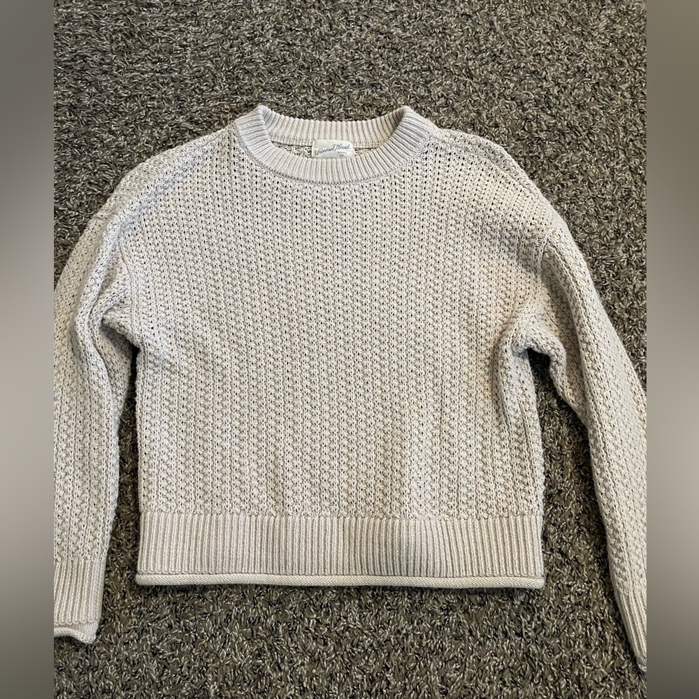 Beige Knit Sweater